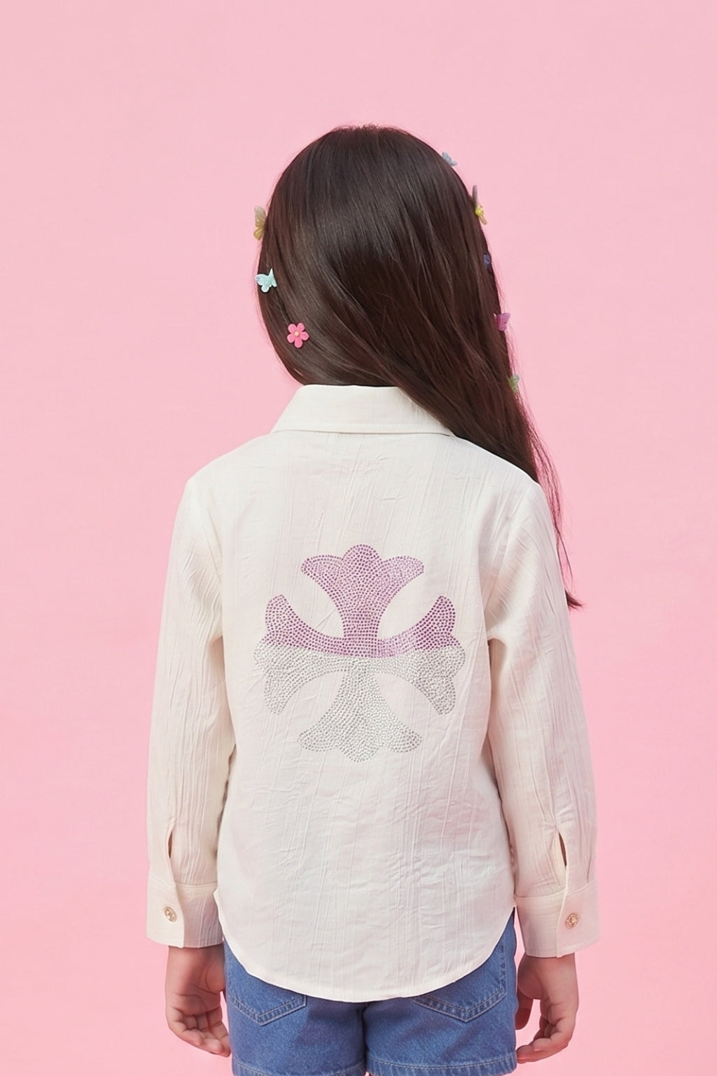 Off-White Embroidered Shirt TG6527