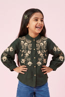 Full Sleeves Rama Bloom Embroidered Shirt TG6528