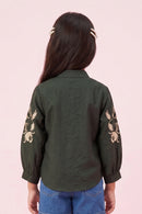 Full Sleeves Rama Bloom Embroidered Shirt TG6528