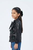 Black Elegant Satin Party Shirt TG6530