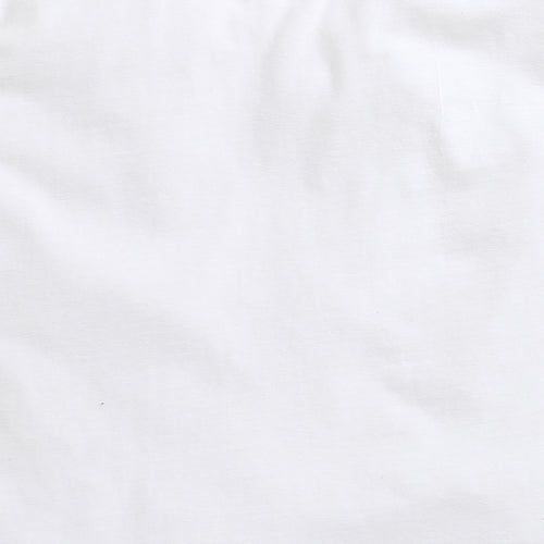 White Organza Floral Bow Top TG6530