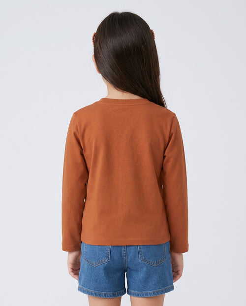 Rust NYC Graphic Full Sleeves T-Shirt TG6698