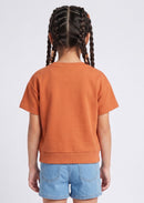 Rust NYC Graphic Half Sleeves T-Shirt TG6698