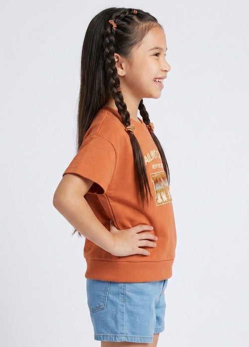 Rust NYC Graphic Half Sleeves T-Shirt TG6698