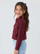 Magenta Cropped Shirt TG6750