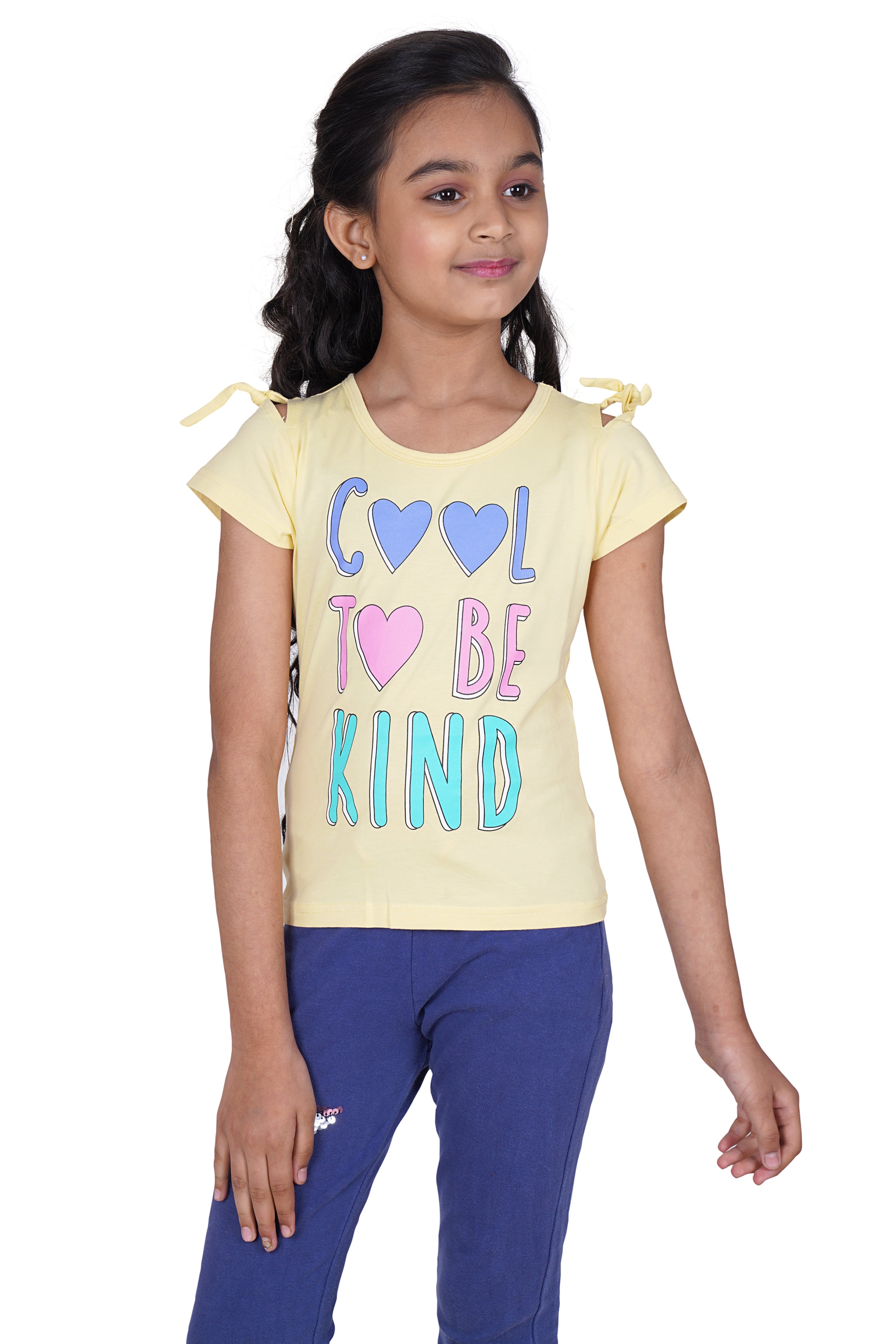 Tiny Girl Yellow Cute Graphic Top