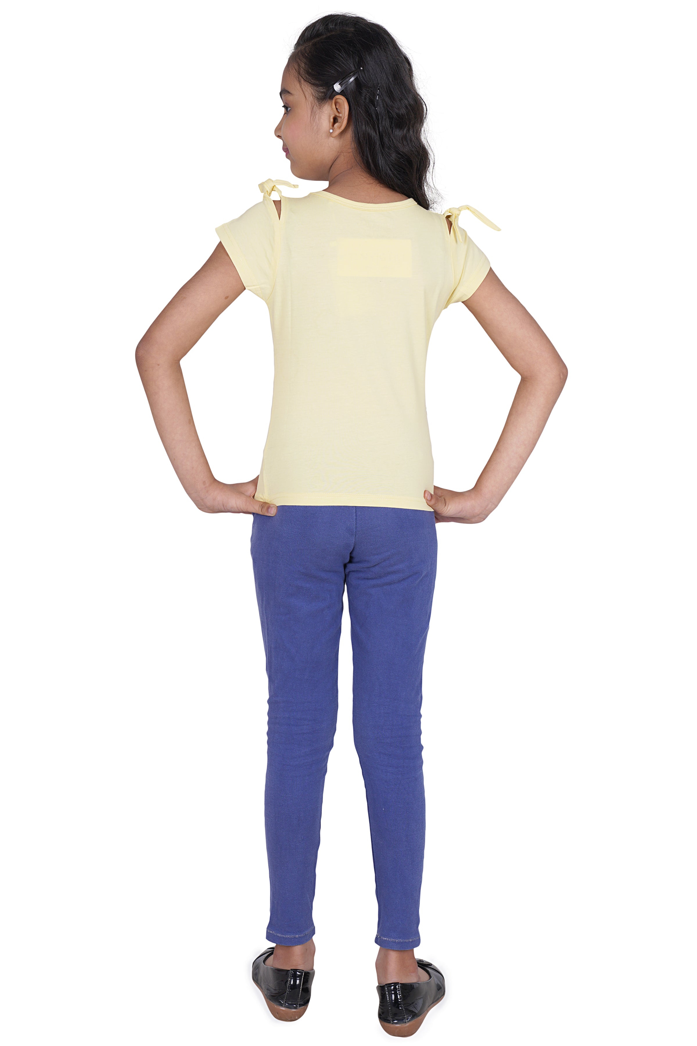 Tiny Girl Yellow Cute Graphic Top