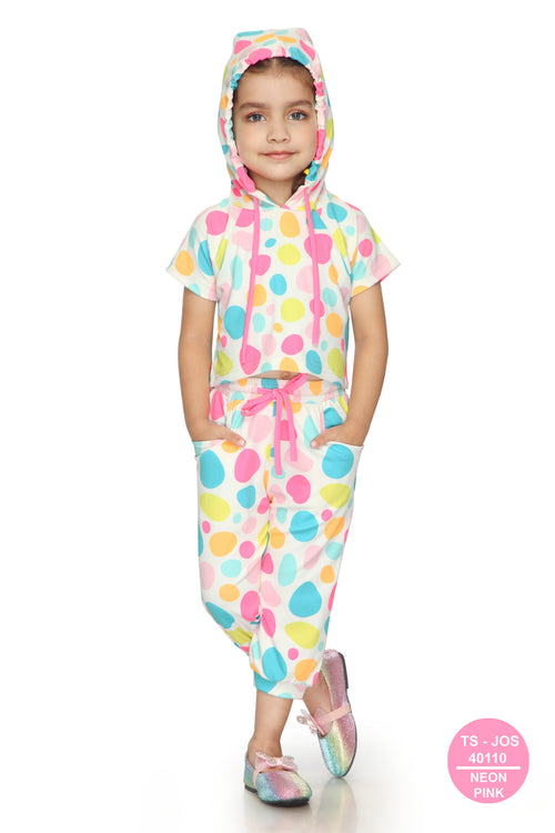Neon Confetti Hoodie Jogger Co-Ord Set TSJOS40110