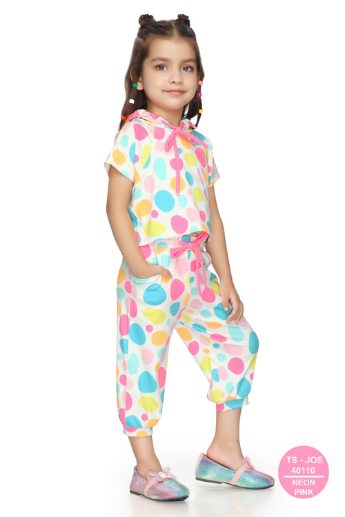 Neon Confetti Hoodie Jogger Co-Ord Set TSJOS40110
