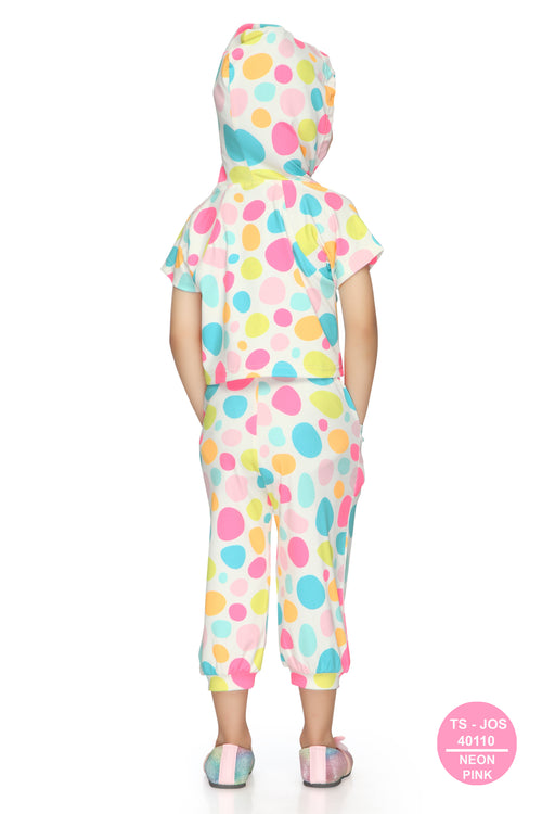 Neon Confetti Hoodie Jogger Co-Ord Set TSJOS40110