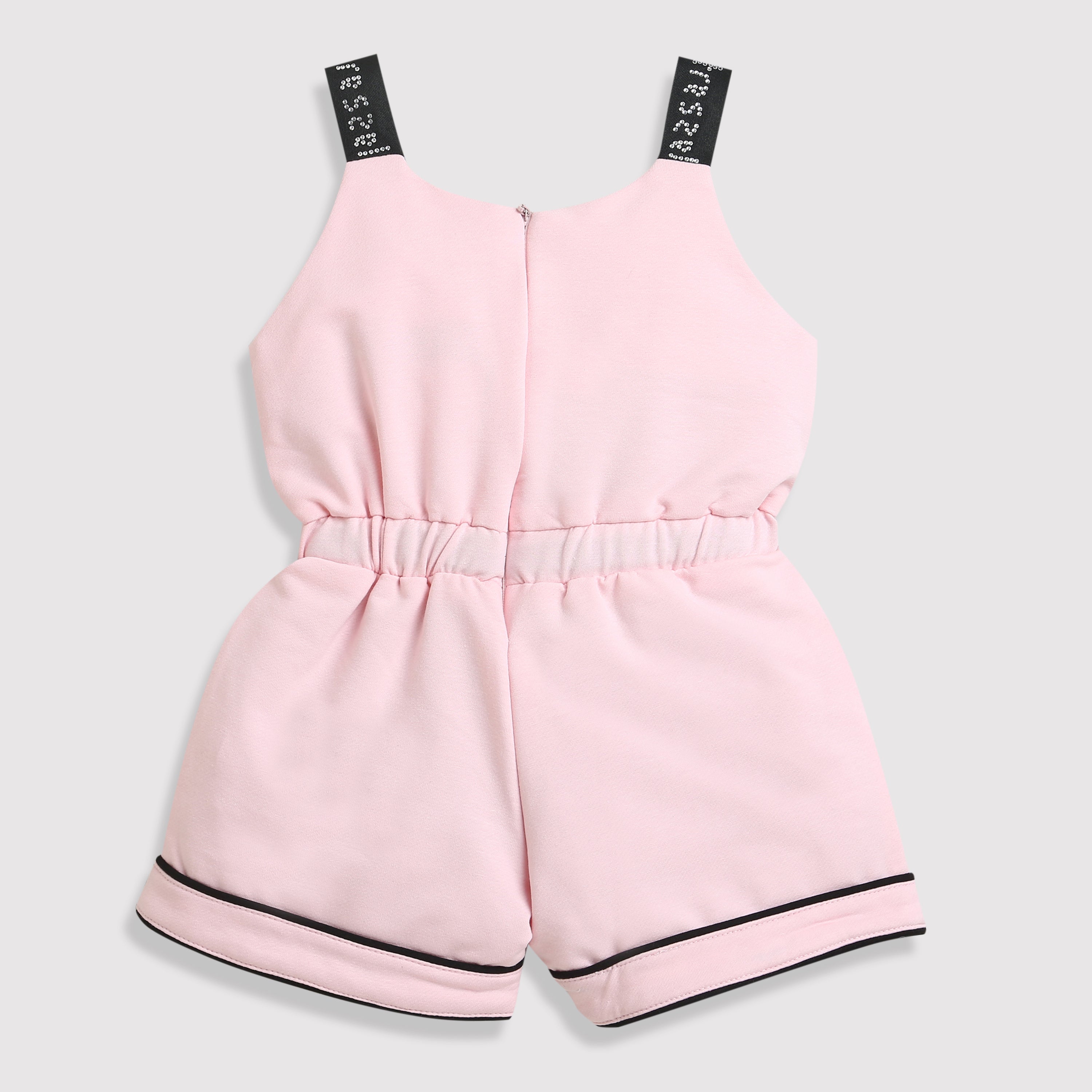 Pink “Self Love Club” Strap Playsuit TSJP30504