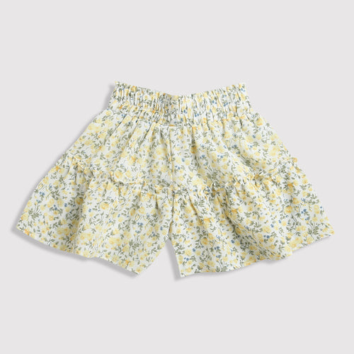 Floral Tiered Top & Shorts Co-ord Set TSSET40226