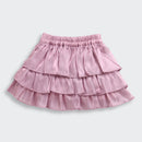 Tressel Onion Pink Floral Printed Top & Skirt Set