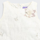 Tressel Onion Pink Floral Printed Top & Skirt Set