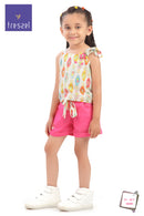 Lantern Print Top & Pink Shorts Co-ord Set TSSET40485