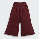Burgundy Sequin Detail Jacket & Flared Pants Set TSSET0554