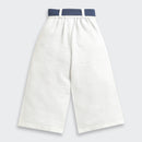 Tressel Girls Navy Blue & White Co-ord Set – Stylish Western Wear