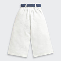 Tressel Girls Navy Blue & White Co-ord Set – Stylish Western Wear