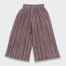 Plum Jacket & Printed Wide-Leg Pants Set TSSET40577