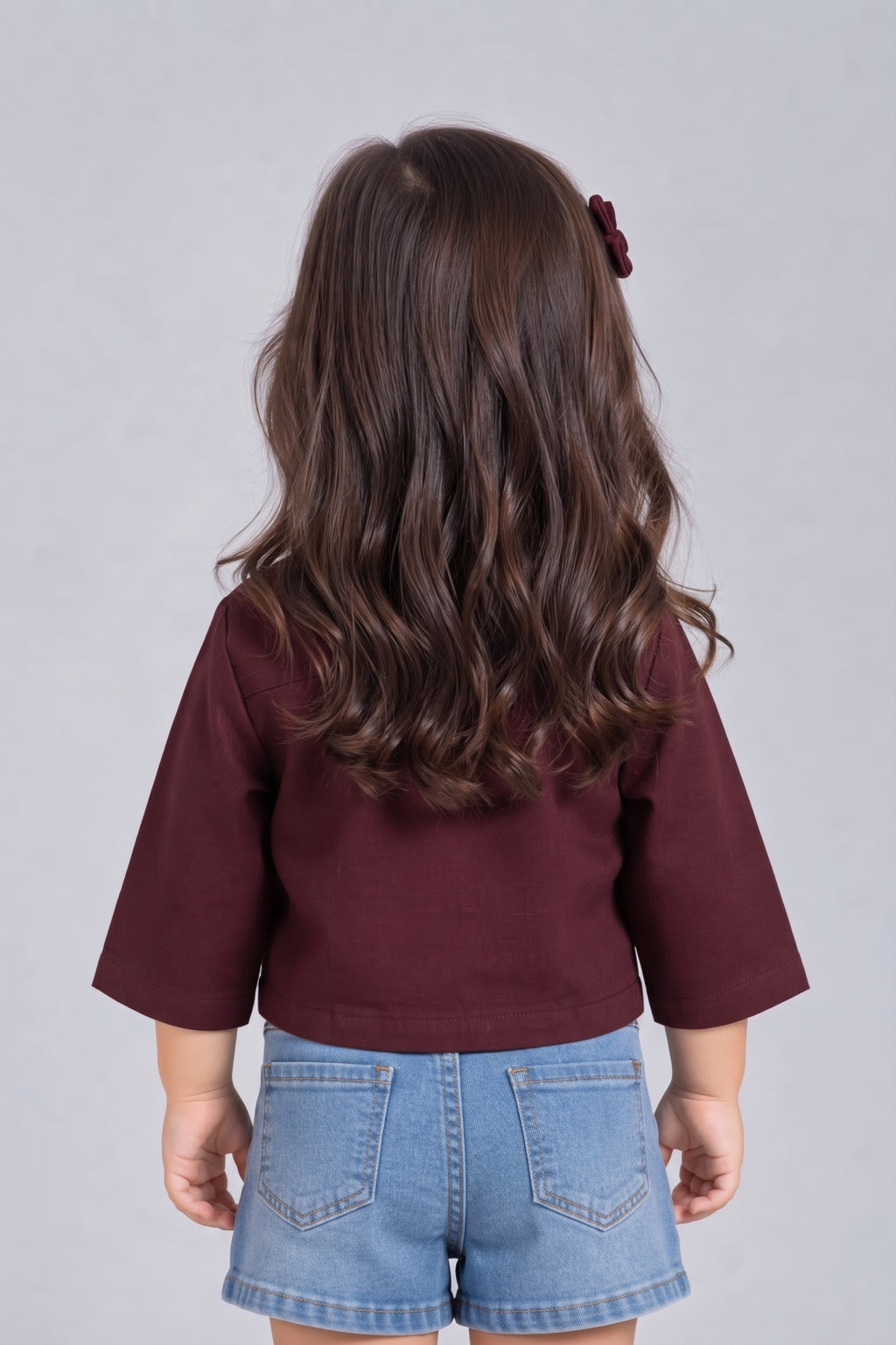 Cropped Utility Shirt with Flap Pockets TSTP0043