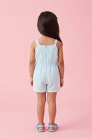 Sky Blue Cotton Summer Playsuit TSIJP012