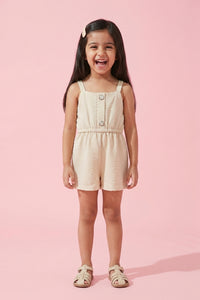 Soft Neutral Summer Romper Playsuit TSIJP012