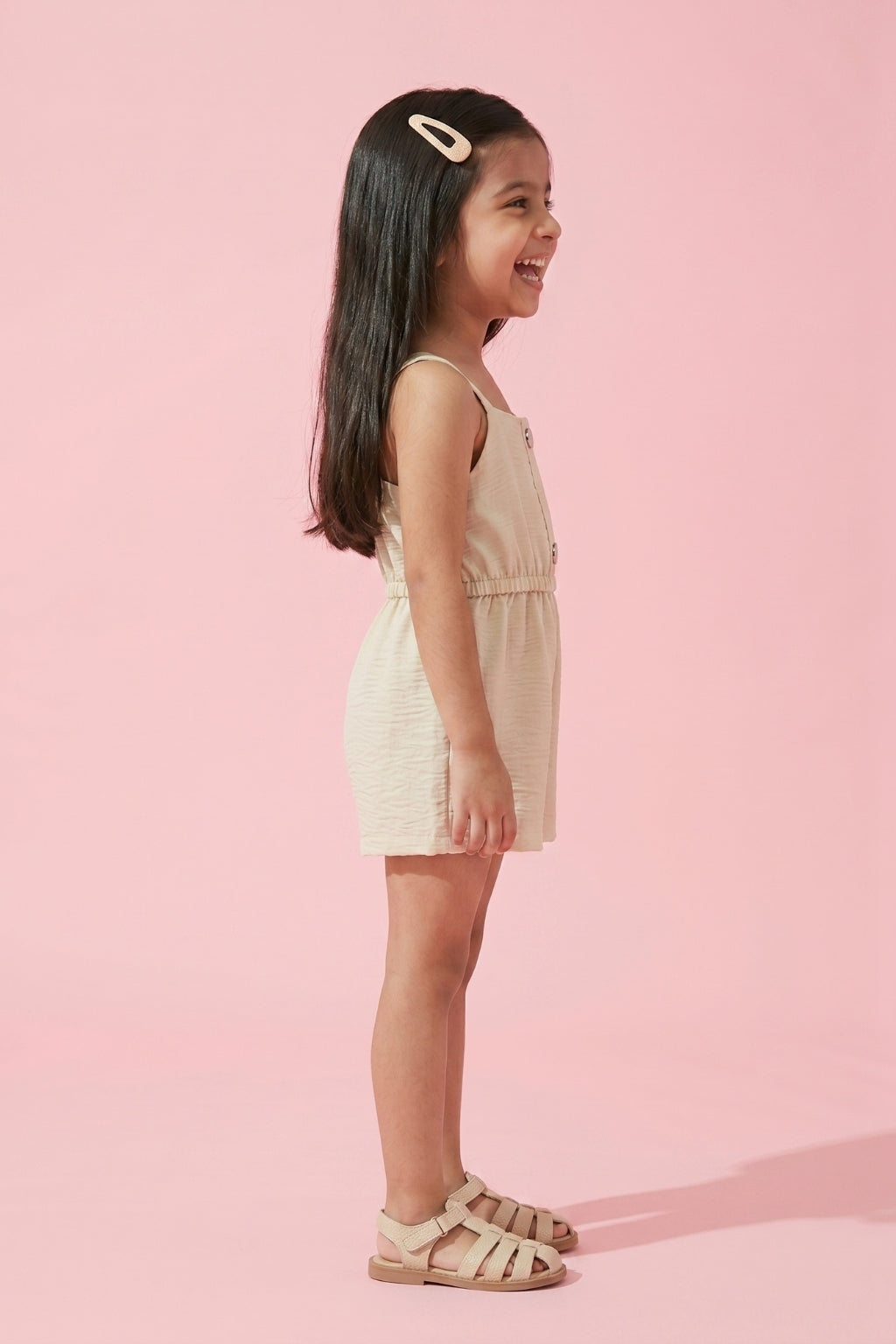 Soft Neutral Summer Romper Playsuit TSIJP012