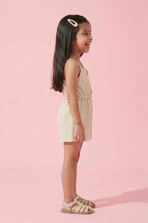 Soft Neutral Summer Romper Playsuit TSIJP012