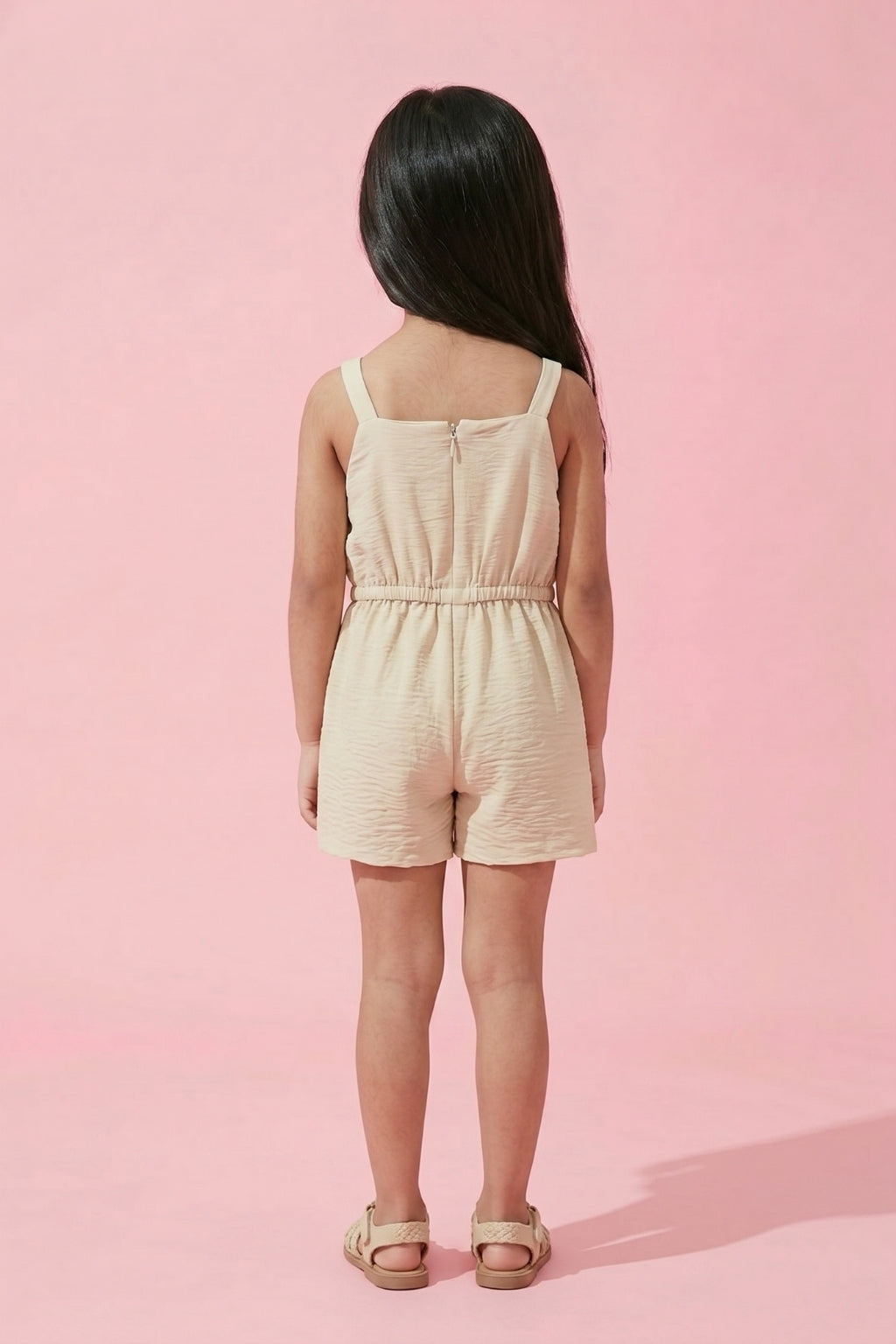 Soft Neutral Summer Romper Playsuit TSIJP012