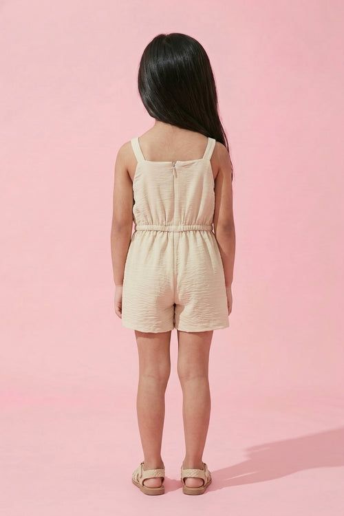 Soft Neutral Summer Romper Playsuit TSIJP012