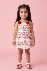 Playful Heart Motif Summer Dress TSIM003