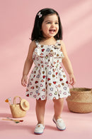 Heart Print Baby Girl Dress TSIJP014
