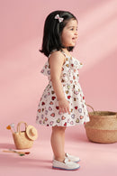 Heart Print Baby Girl Dress TSIJP014
