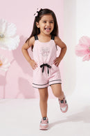 Pink “Self Love Club” Strap Playsuit TSJP30504