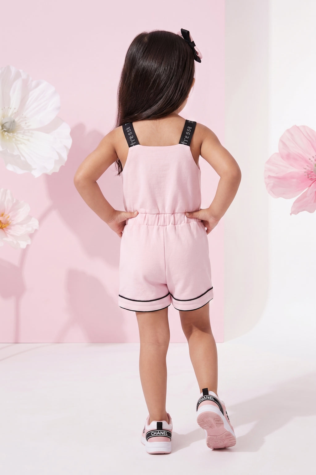 Pink “Self Love Club” Strap Playsuit TSJP30504