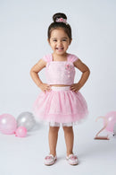 Pink Sparkle Tulle Top and Skirt Set TSSET40201