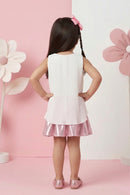 Sequin Pleated Top & Metallic Skirt Set TSSET40243
