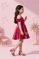 Barbie Girl Pink Bow Party Dress BAF312