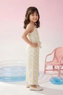 Breezy Yellow Geometric Print Jumpsuit JP359