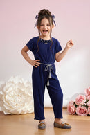 Navy Sequin Jumpsuit JP318