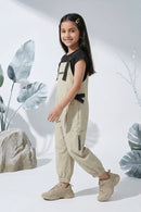 Urban Cargo Style Fawn Dungaree JP348
