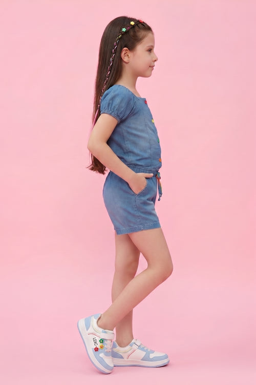Denim Pop Co-Ord Set 2049