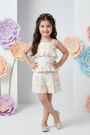 Floral Ruffle Co-Ord Set 1090
