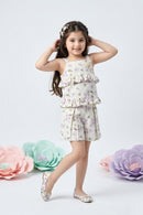 Floral Ruffle Co-Ord Set 1090