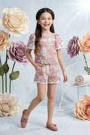 Onion Pink Printed Co-Ord Set 3113