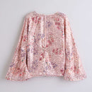 Tiny Girl Floral Long Sleeve Flare Top – Kids Western Wear