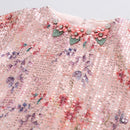 Tiny Girl Floral Long Sleeve Flare Top – Kids Western Wear