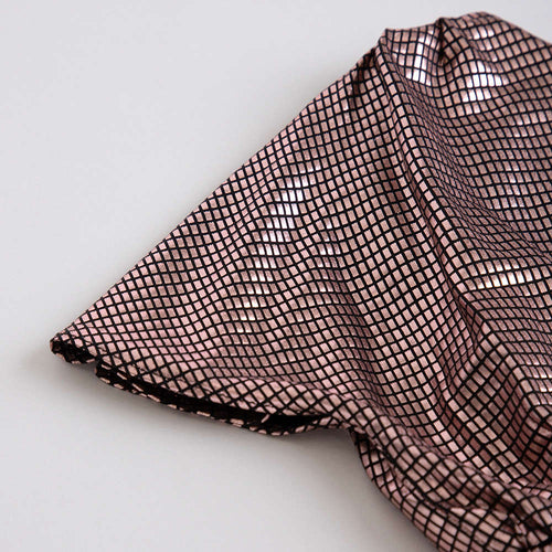 Copper Printed Peplum Top TG6047