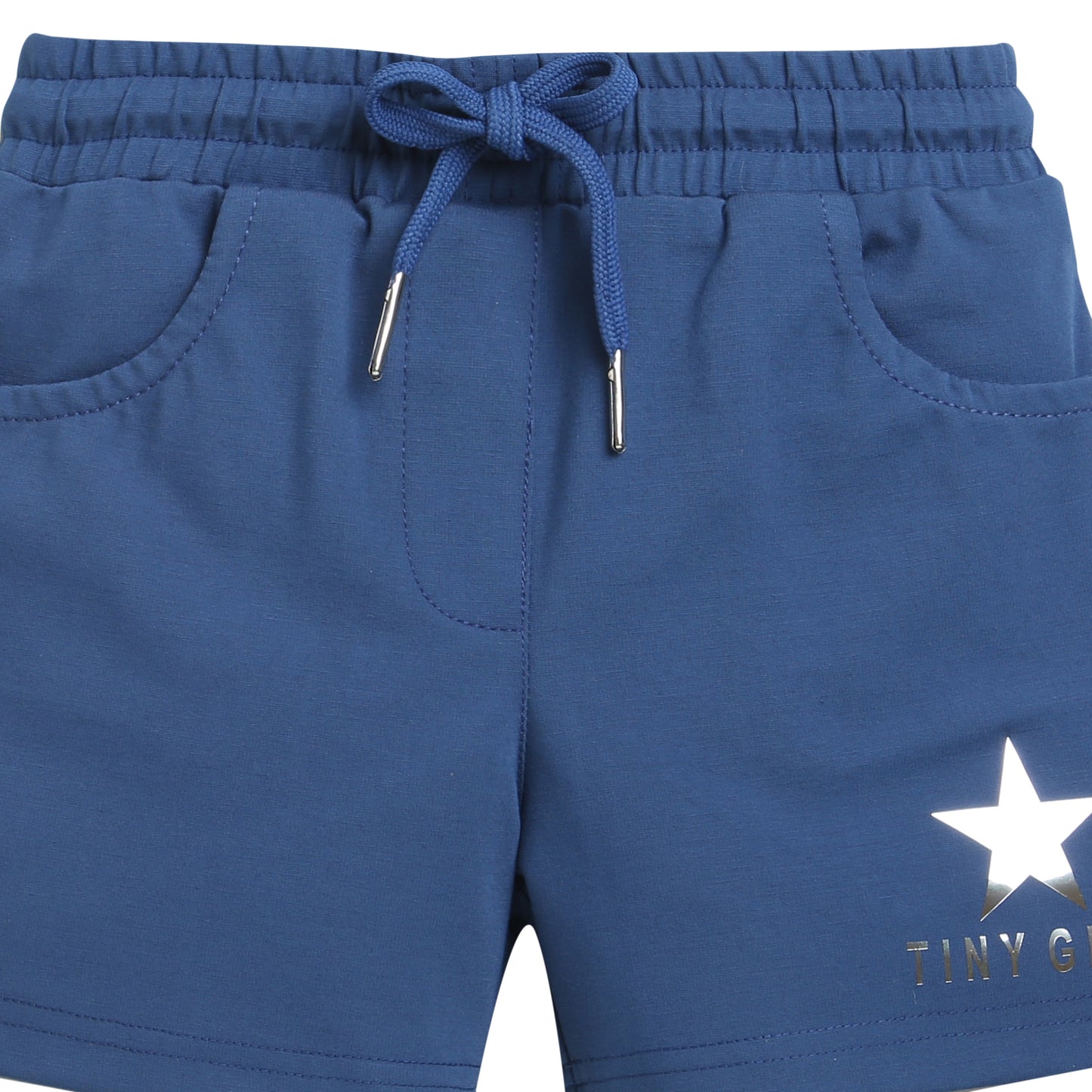 Basic Indigo Blue Tiny Girl Shorts
