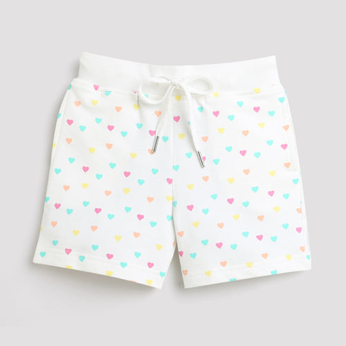 White Polka Dot Shorts H937